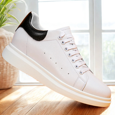 Clifford | Height Enhancing White Sneakers