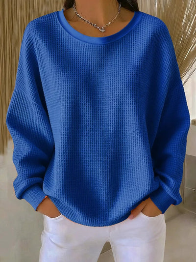 Sasha | Waffle-Knit Comfort Pullover