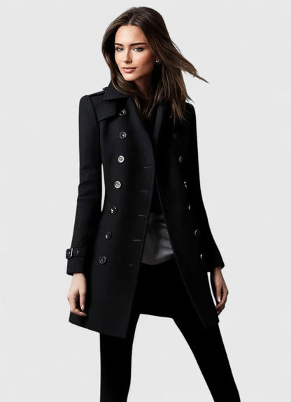 Florida | Women's Tailored Double-Breasted Wool Winter Coat