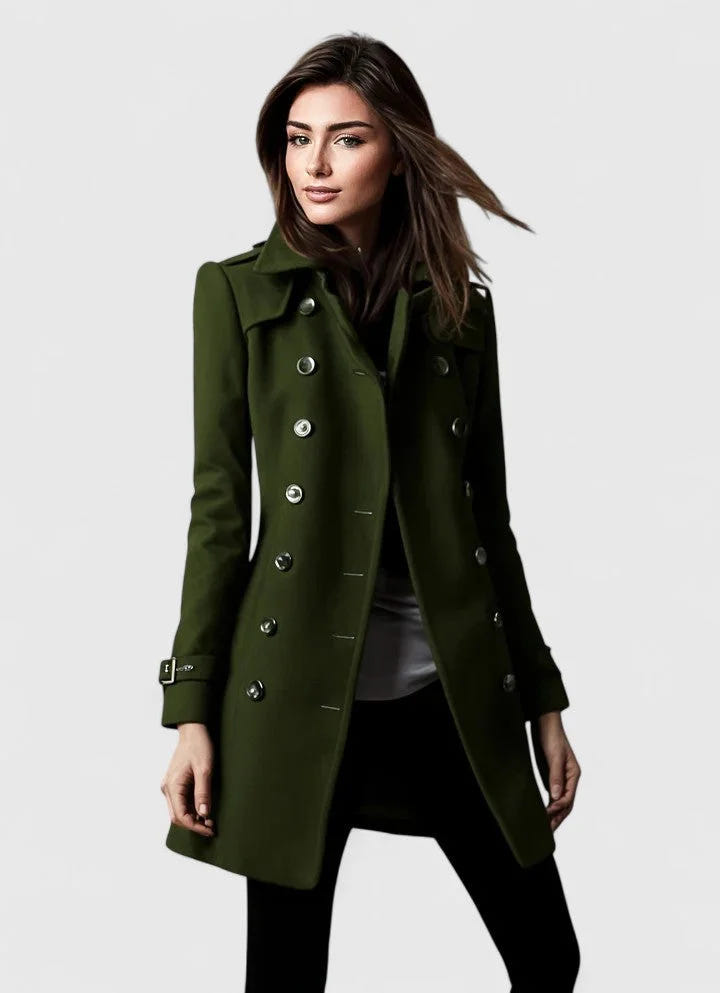 Florida | Women's Tailored Double-Breasted Wool Winter Coat