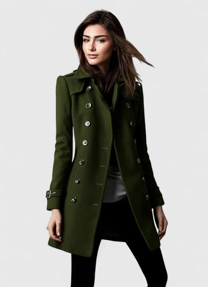 Florida | Women's Tailored Double-Breasted Wool Winter Coat