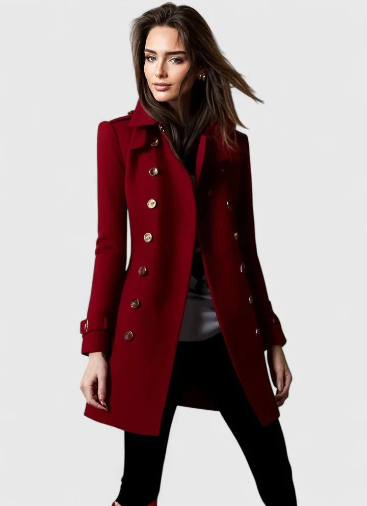 Florida | Women's Tailored Double-Breasted Wool Winter Coat