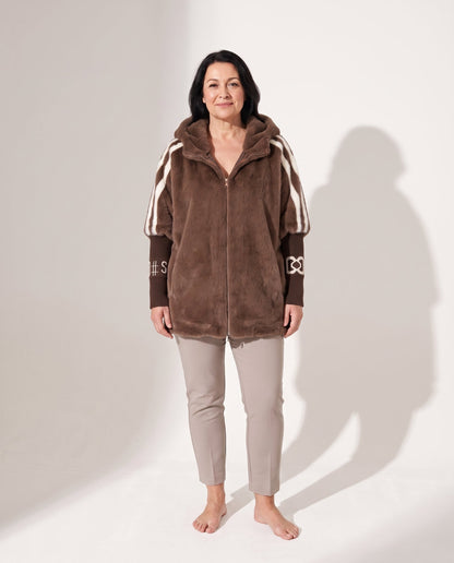 Helena | Women's Oversized Hooded Winter Faux Fur Coat