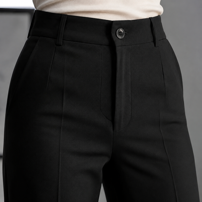 Aubrey | Women's Tailored High Waisted Wide Leg Dress Pants