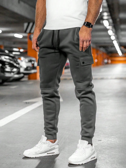 Derek | Men's Casual Streetwear Drawstring Cargo Jogger Pants