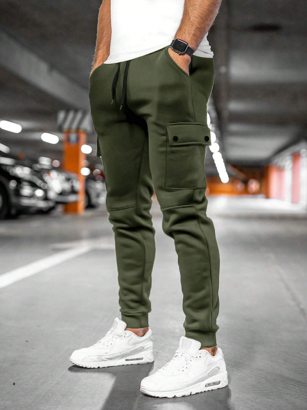 Derek | Men's Casual Streetwear Drawstring Cargo Jogger Pants