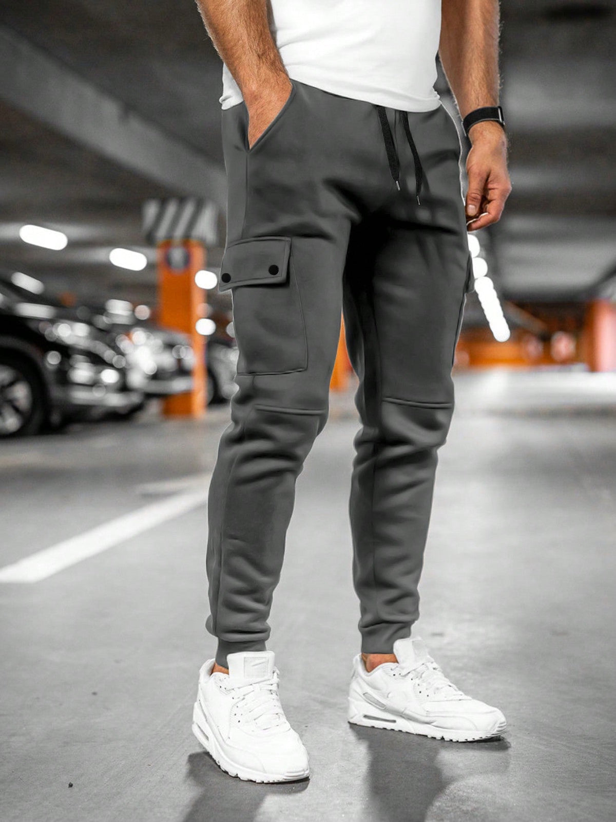Derek | Men's Casual Streetwear Drawstring Cargo Jogger Pants