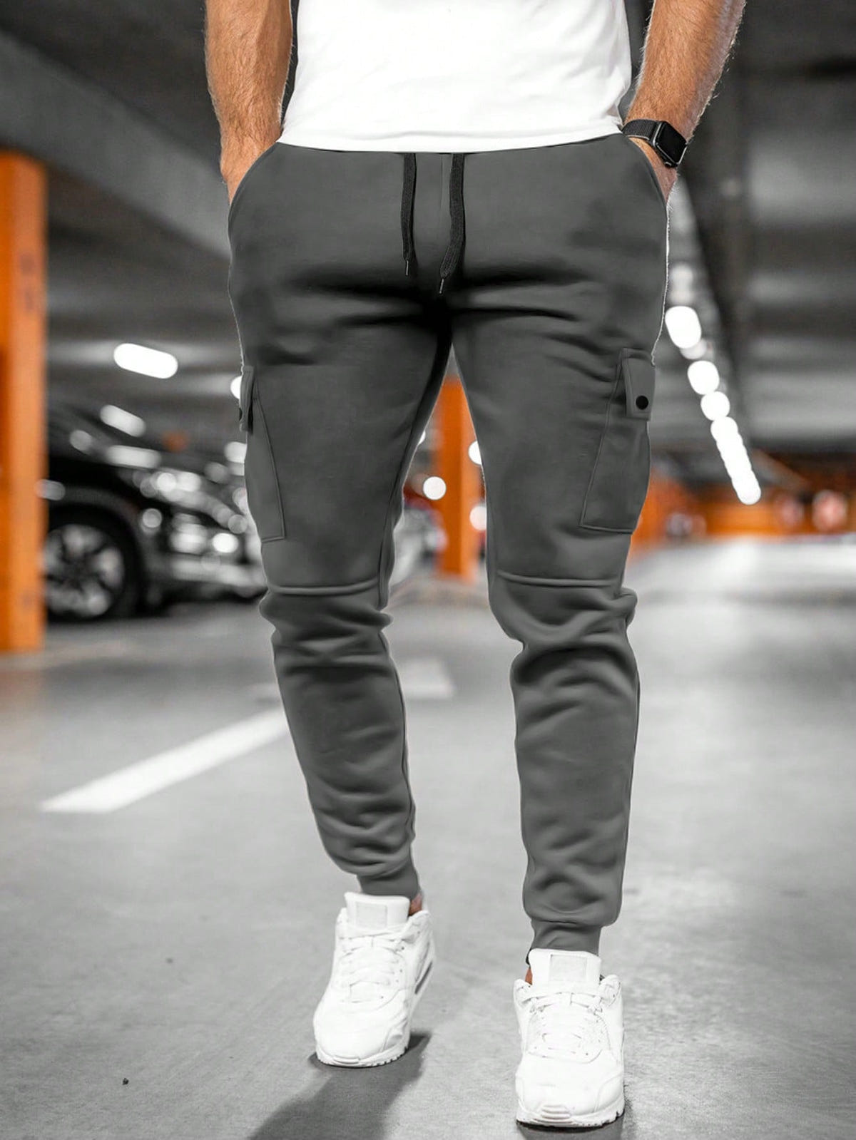 Derek | Men's Casual Streetwear Drawstring Cargo Jogger Pants