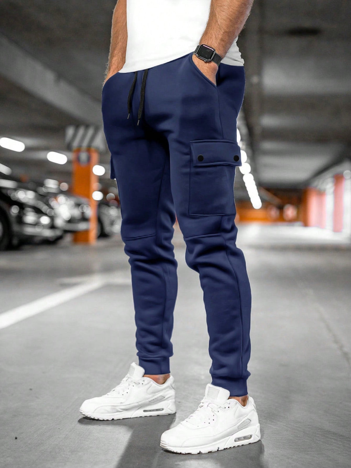 Derek | Men's Casual Streetwear Drawstring Cargo Jogger Pants