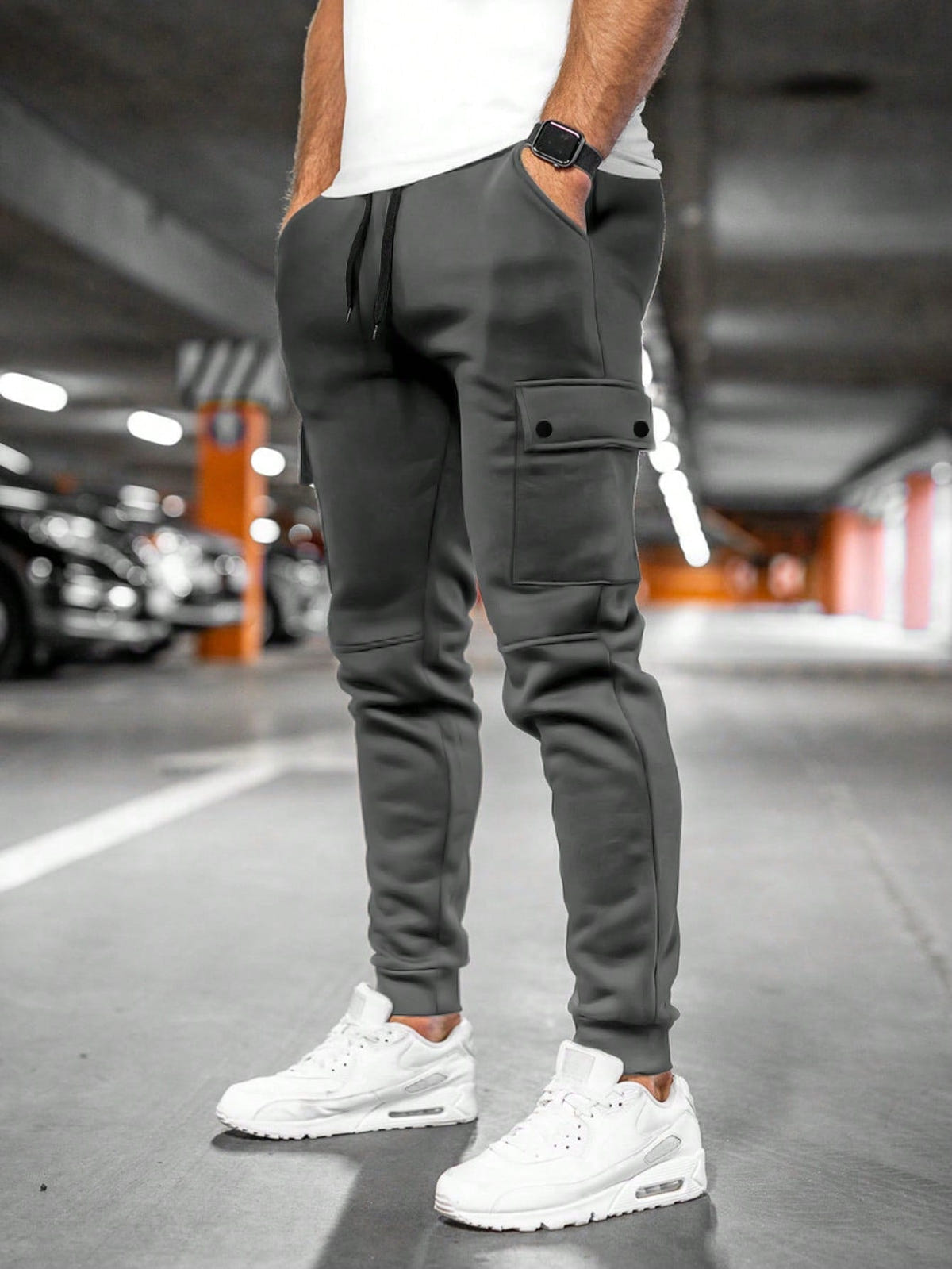 Derek | Men's Casual Streetwear Drawstring Cargo Jogger Pants