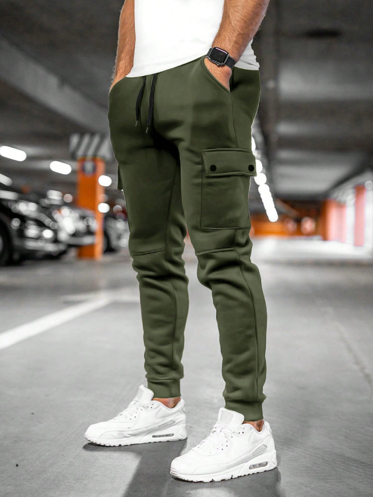 Derek | Men's Casual Streetwear Drawstring Cargo Jogger Pants