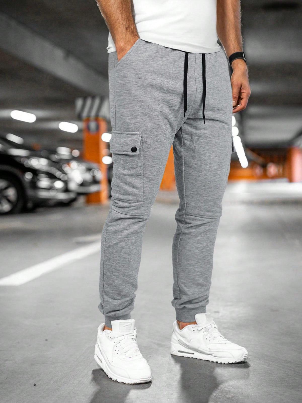Derek | Men's Casual Streetwear Drawstring Cargo Jogger Pants
