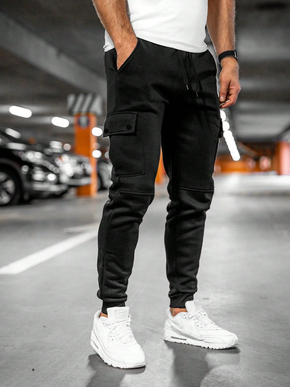 Derek | Men's Casual Streetwear Drawstring Cargo Jogger Pants
