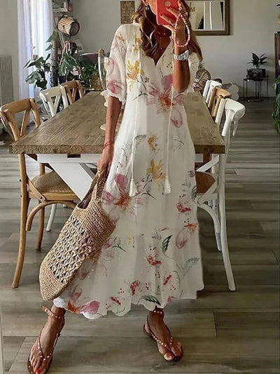 Stine | Boho-inspired A-line Dress