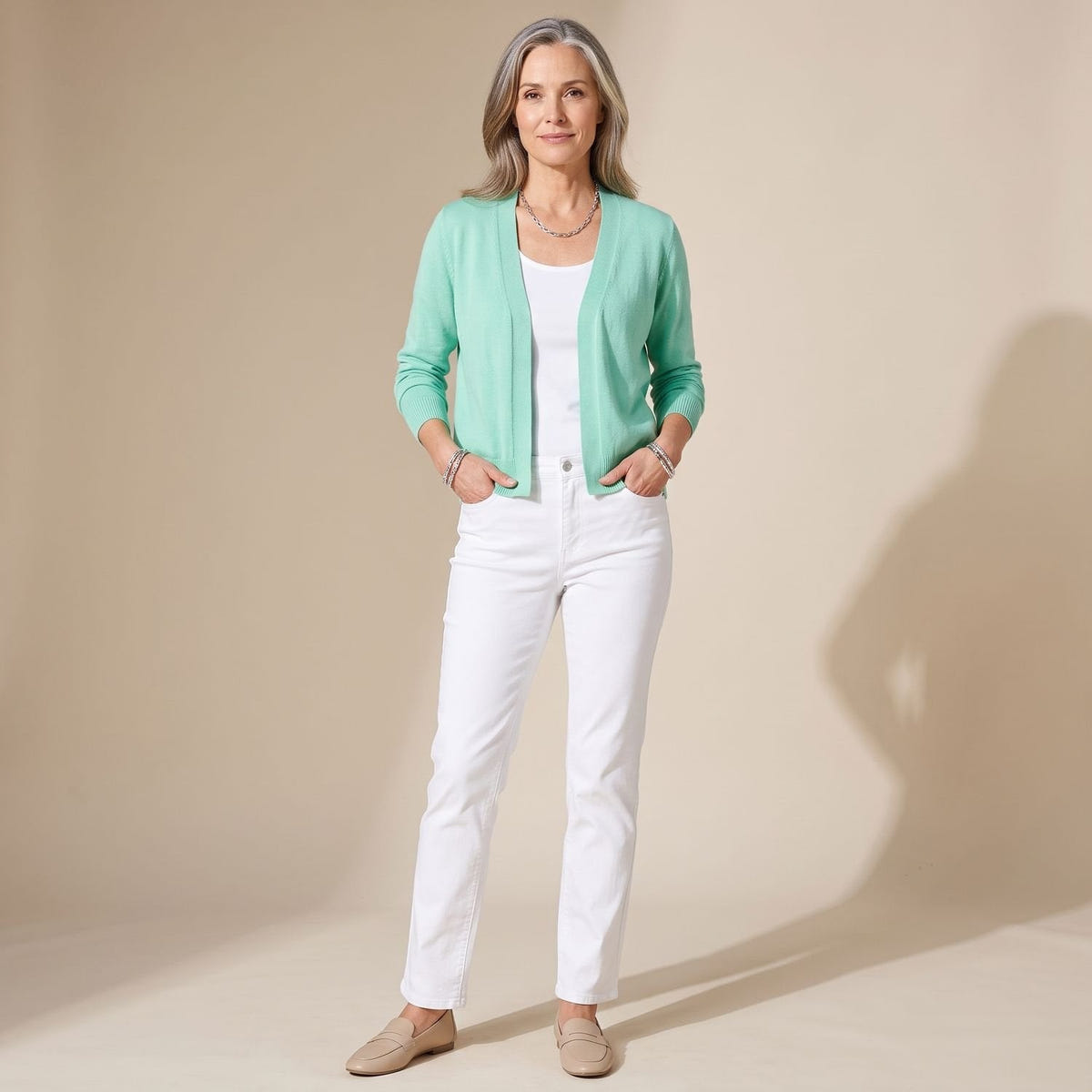 Denver | Women's Hooded Relaxed Fit Button Up Knit Cardigan Sweater