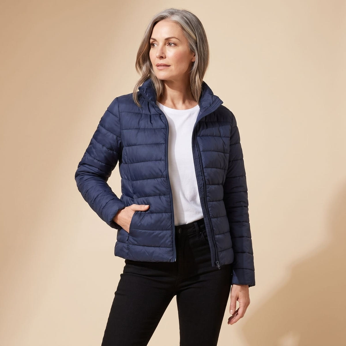 Claudia | Women's Hooded Winter Quilted Long Puffer Coat